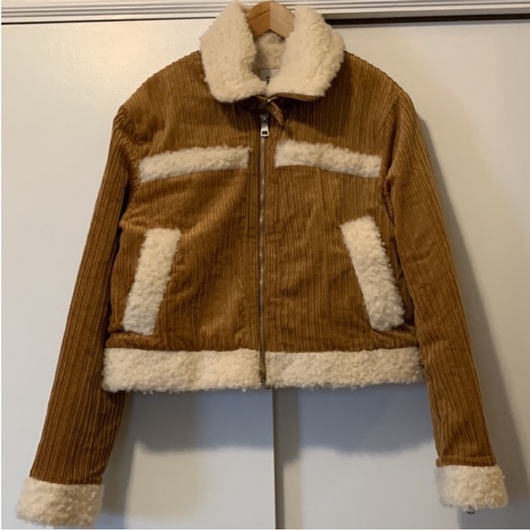 📌 Urban Outfitters Salem Corduroy Shepra Jacket - Picture 3 of 6